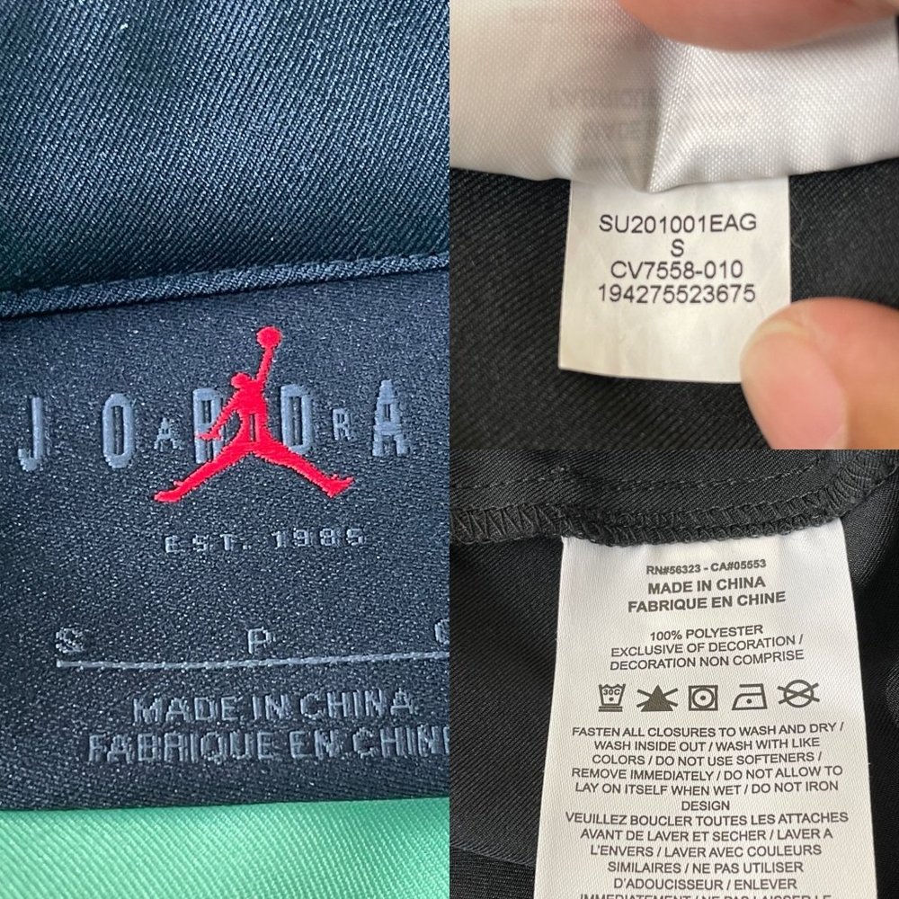 Jordan Air Jumpman 23 23XI Race Team Button Shirt Sz S Color Block Logo Spellout - Picture 7 of 11